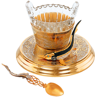 Икорница "Стерлядка" с ложкой